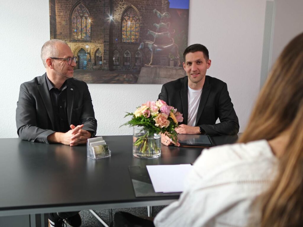 Beratungsgespräch bei der Steuerberatung gerdes & kollegen